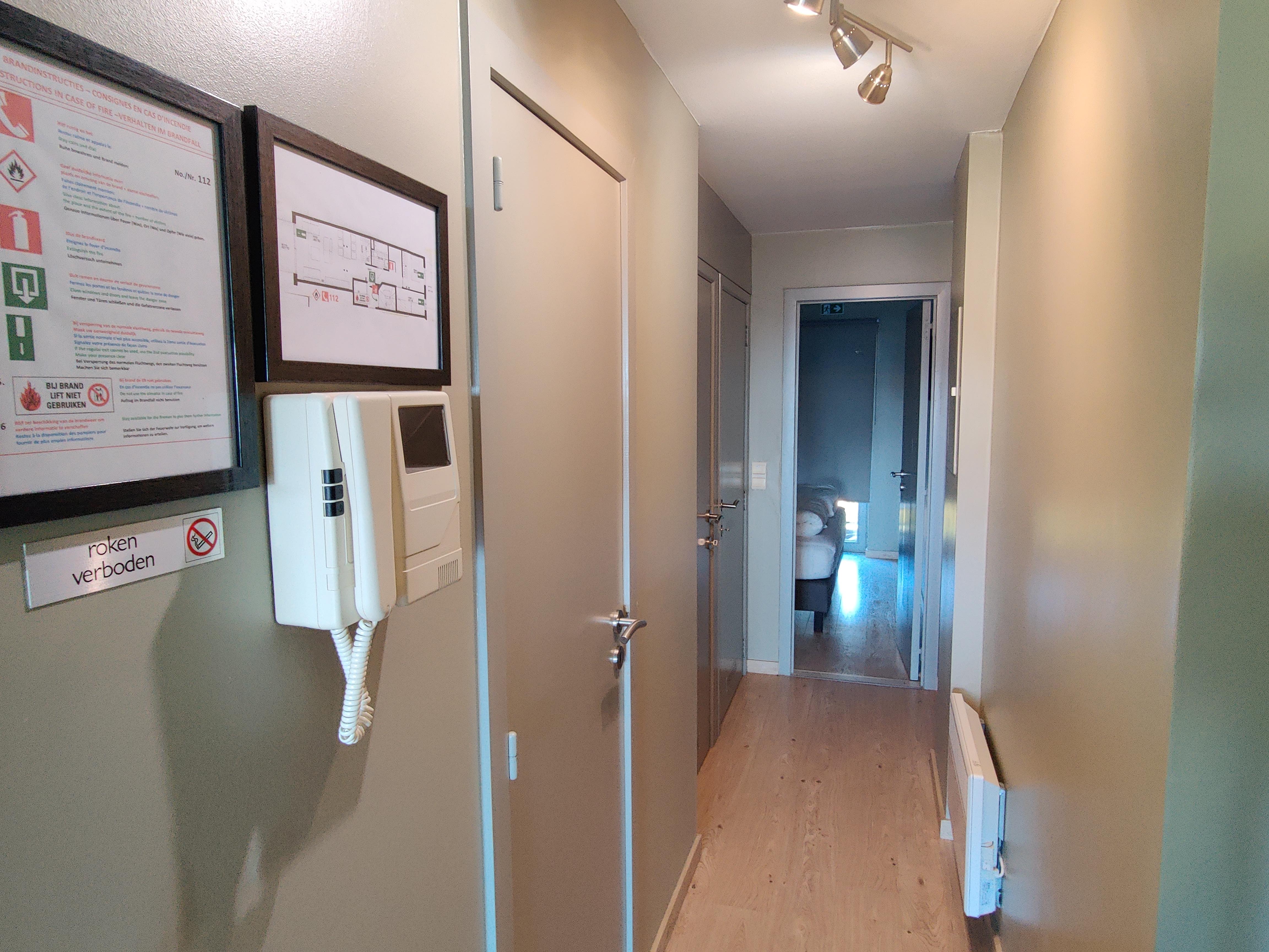 Gang naar bad- en slaapkamers
