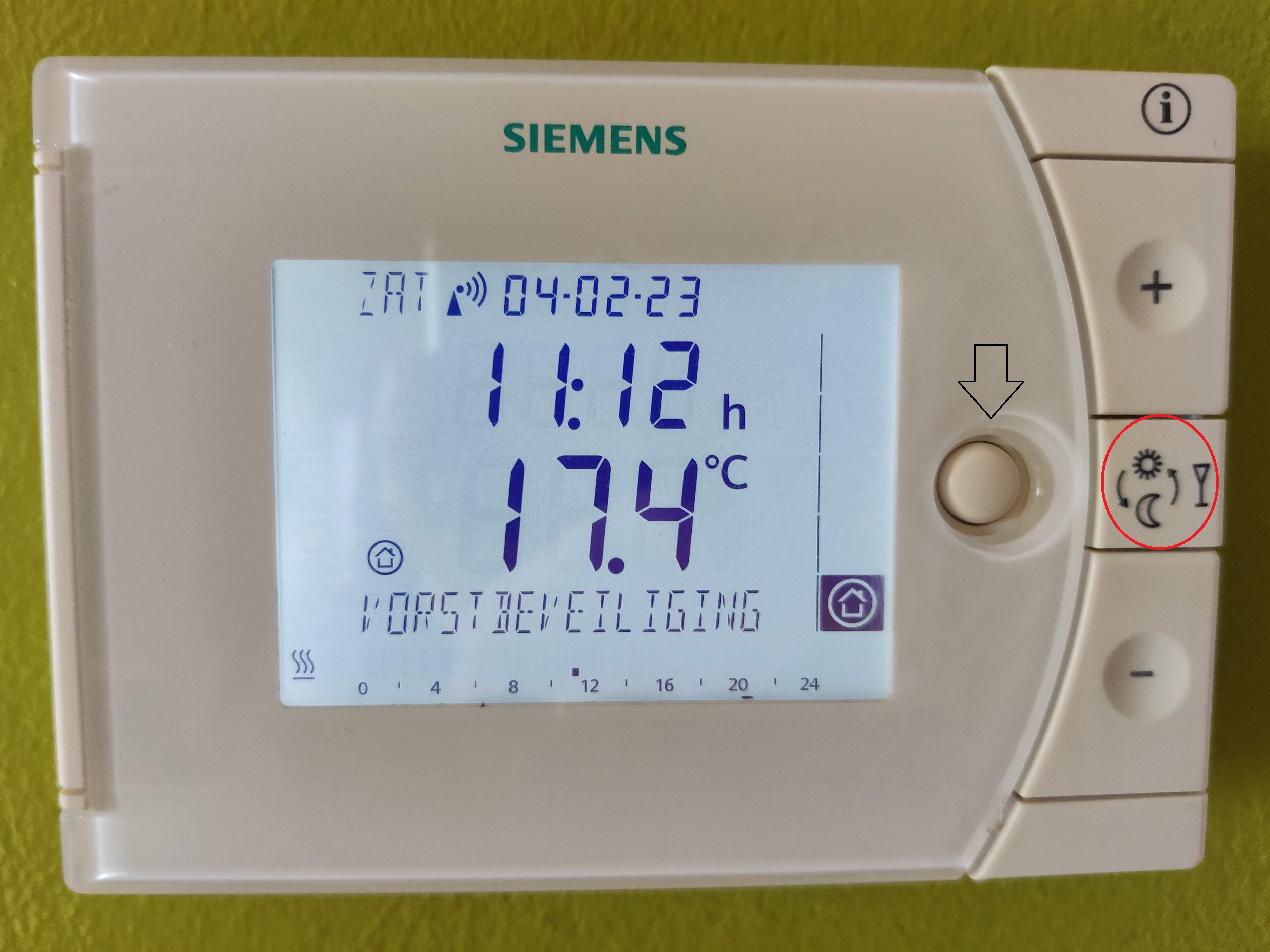 Centrale thermostaat