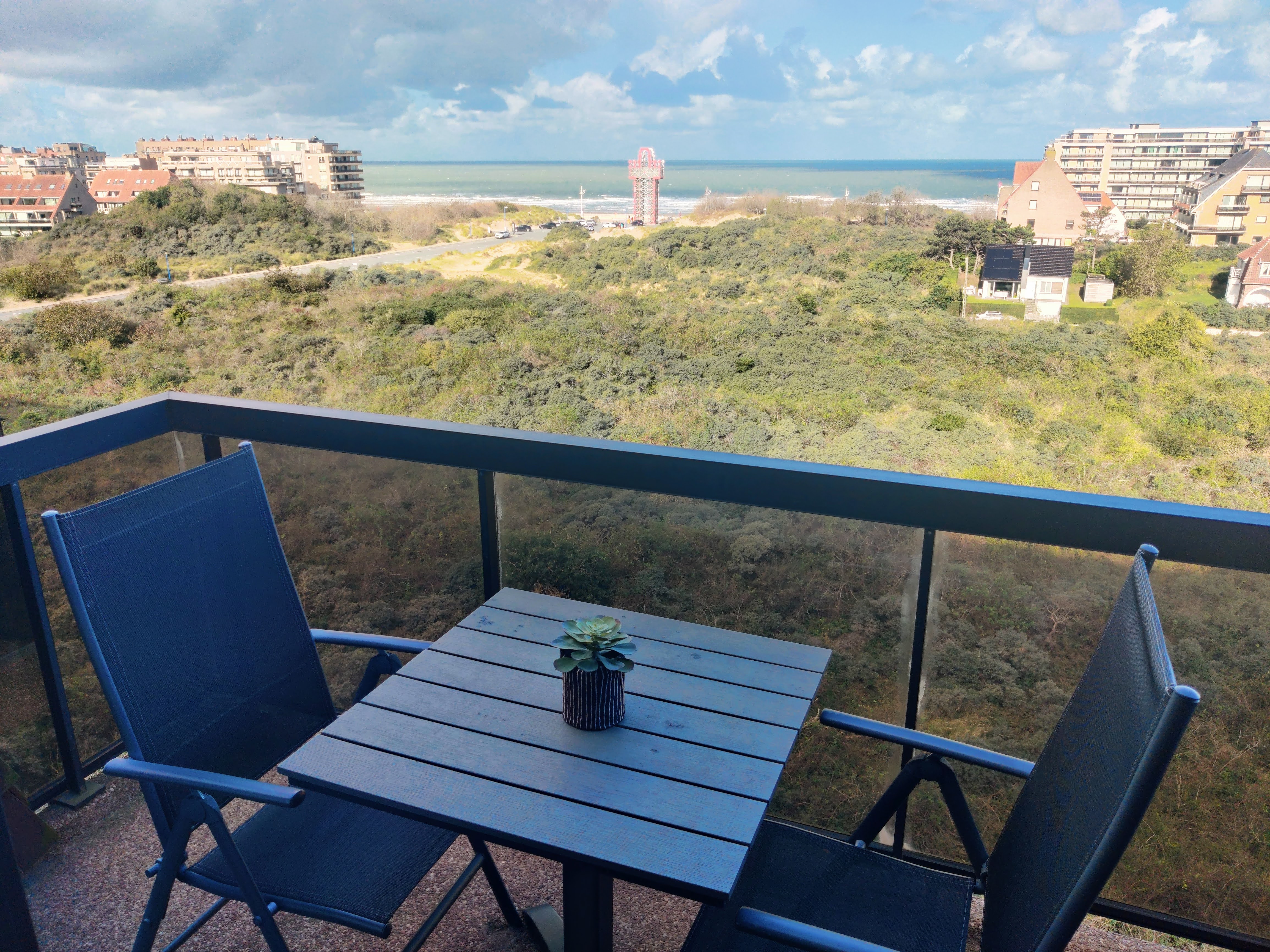 Balkon met uitzicht